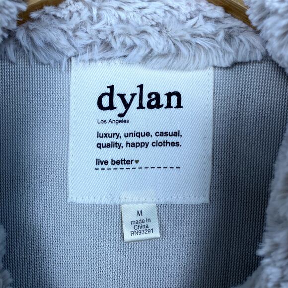 Dylan Los Angeles Faux Fur Mid Coat Medium - Picture 3 of 6